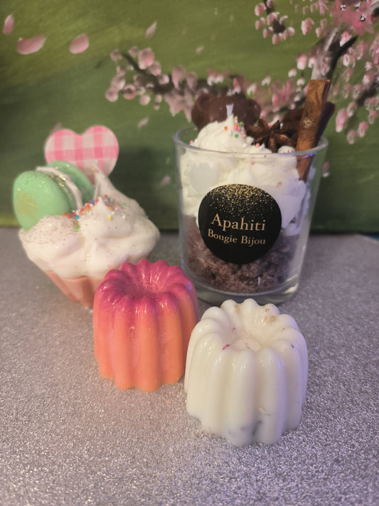 Lot de bougies et Fondant