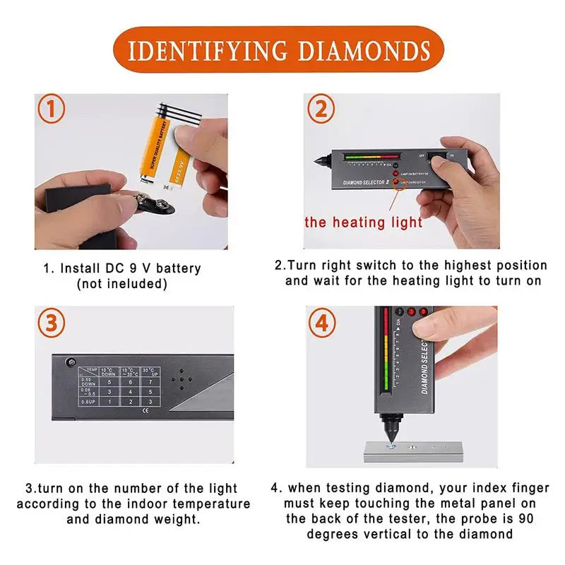 Testeur de diamant