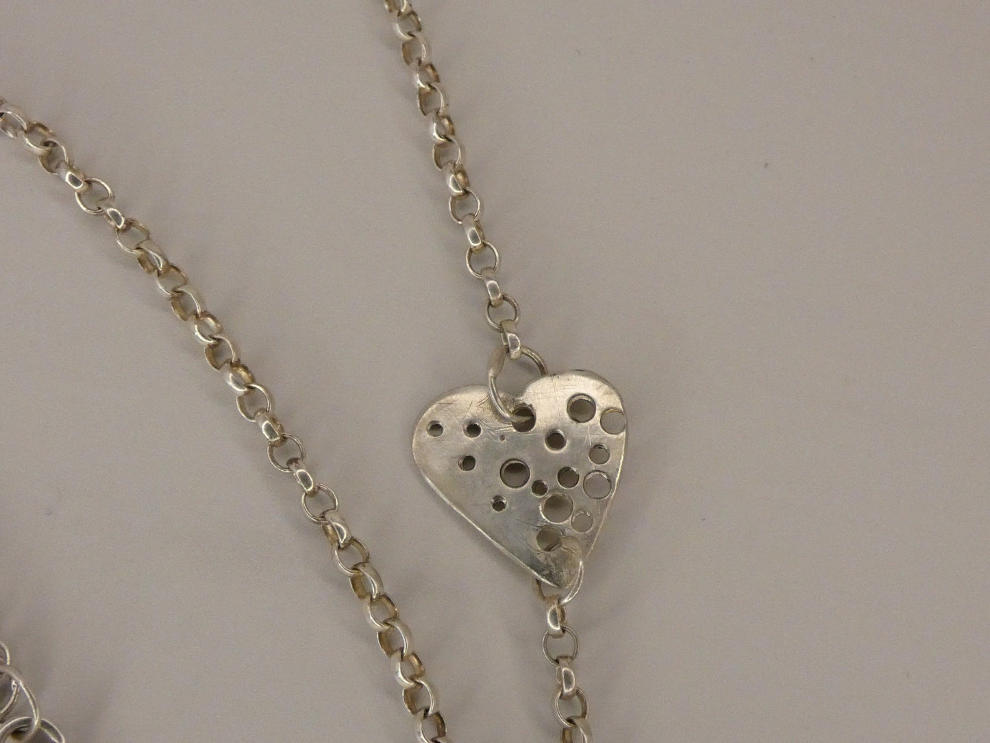 Collier en argent et rubis
